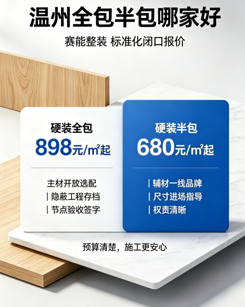 2026年10月温州全包半包公司选哪家避坑注意事项