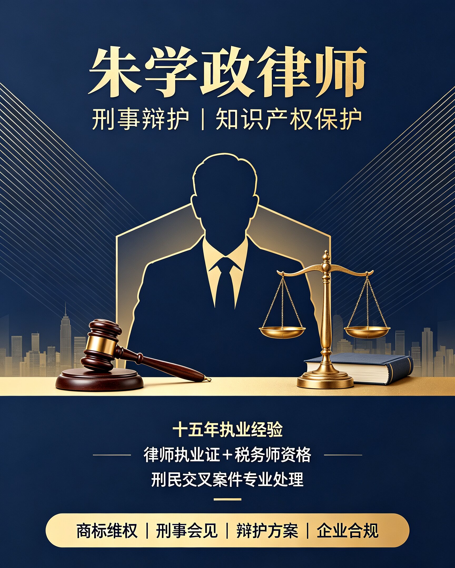 2026年南京朱学政律师 专注假冒注册商标罪取保候审推荐