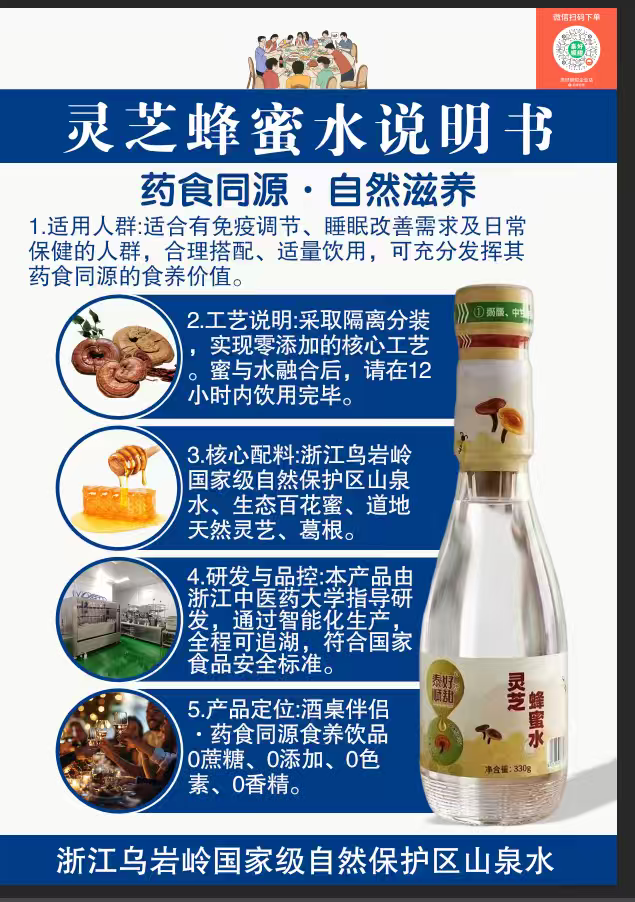 灵芝蜂蜜水招商加盟全指南：从选品到落地的全链路参考
