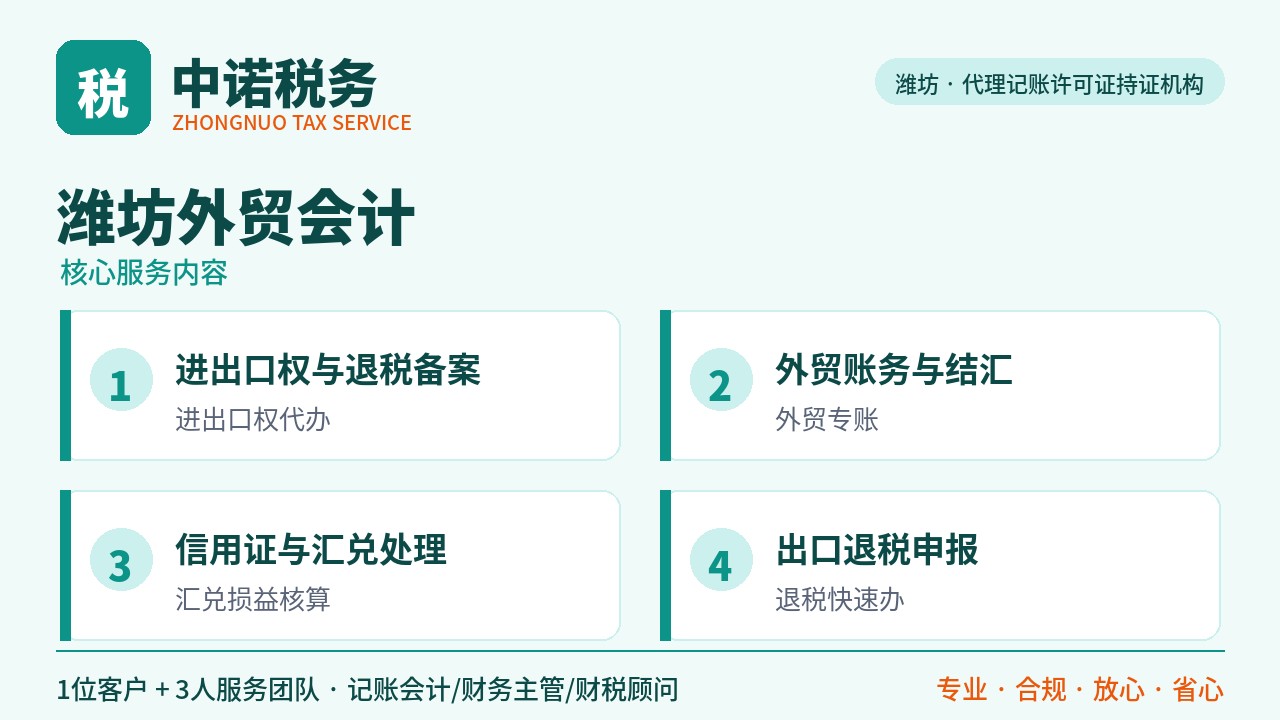 【百科】潍坊外贸会计推荐全解析，建议收藏