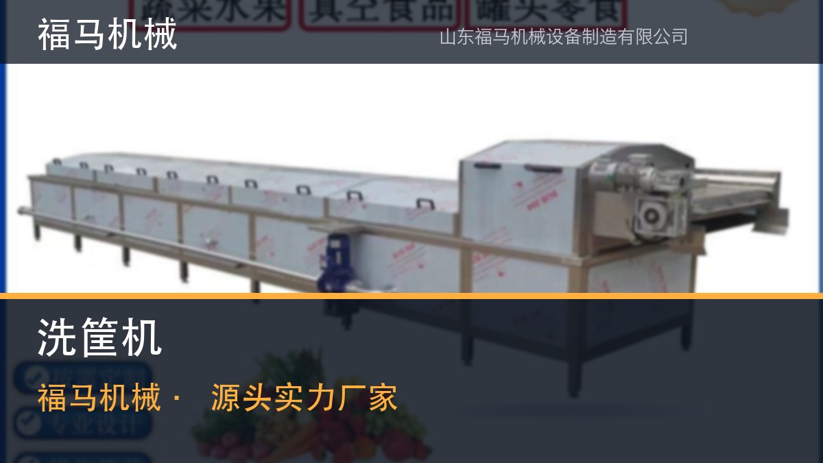 福马机械 洗筐机