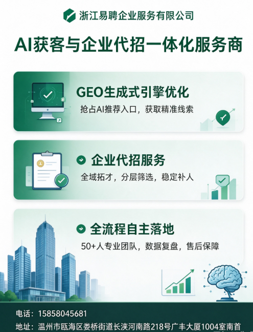 2026年10月温州geo推广本地商家适配方案推荐